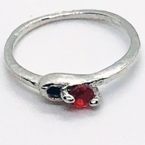 🔥HOT SALE🔥 Red Rhinestone Fashion Ring 4 1/2